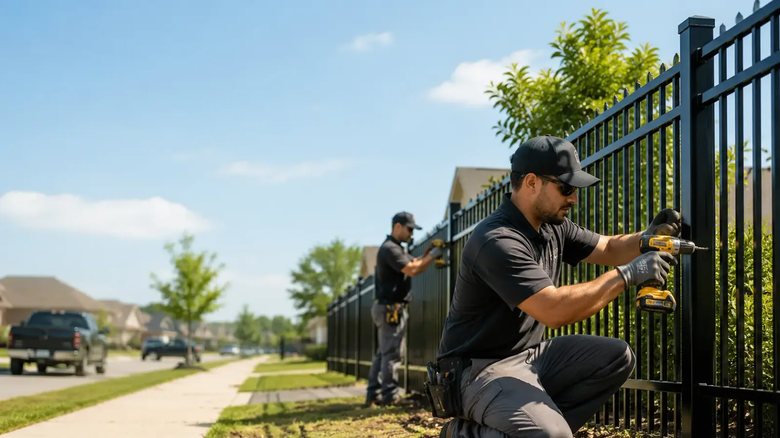 Metal Fence Installation in Meridian, ID